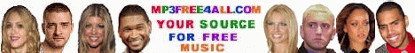 Free Mp3 Music downloads, Pop, Rock, Hip Hop songs